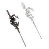 1 Pair Moon Shape Tassels Earrings Stylish Pendant Earrings Fashion Drop Earrings Ear Jewelry Present for Woman Girls