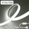 High CRI Waterproof COB LED Strip 288 LEDs Per Meter Outdoor Flexible Lighting With Plug 1M To 35M