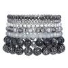 Bohemian Multilayer Beaded Bracelets For Women Handmade Geometric Design Gift Idea
