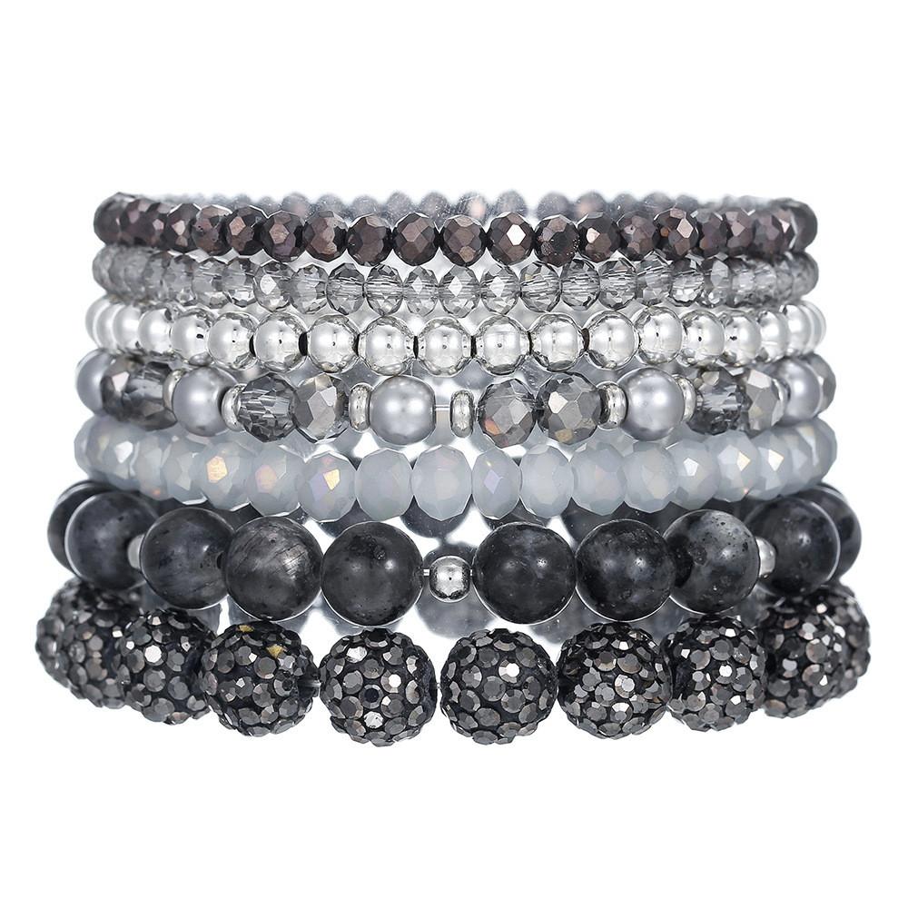 Bohemian Multilayer Beaded Bracelets For Women Handmade Geometric Design Gift Idea