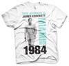 Licenza Ufficiale Miami Vice Don Johnson È Crockett 3XL,4XL,5XL Uomo T-Shirt