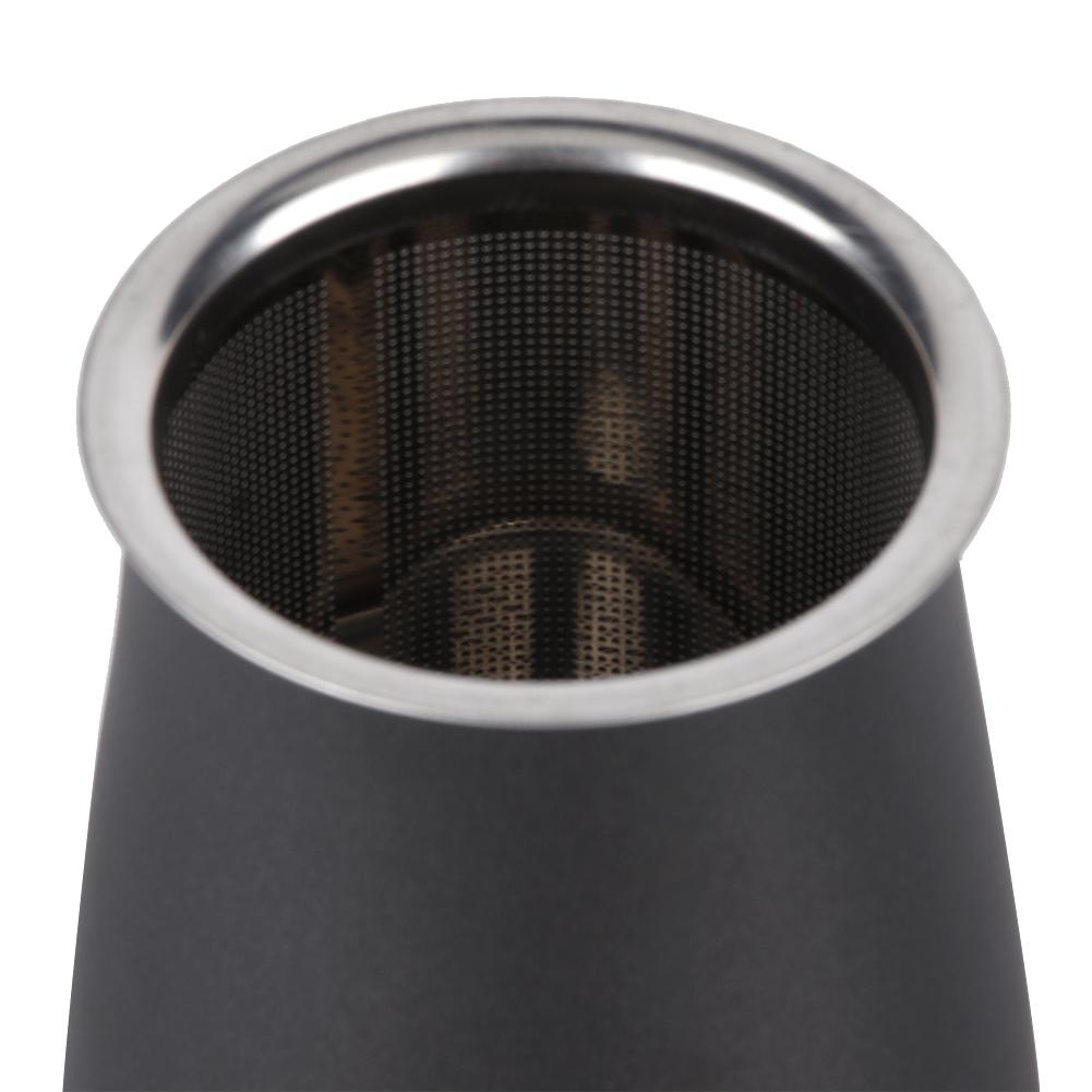 Stainless Steel Coffee Powder Sieve Sieving Filter Cup Coffee Making Tool AccessoriesBlack