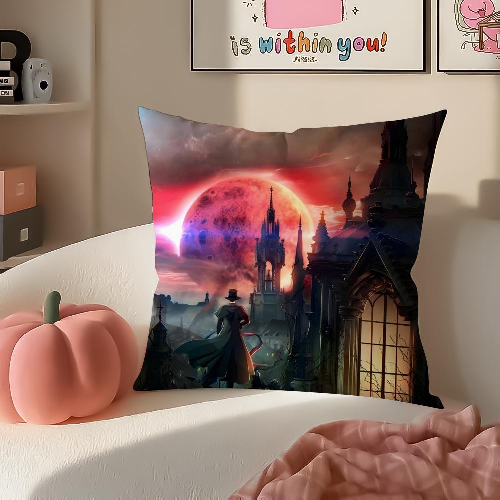 Fantasy Chinese Novel LLord of Mysteries Cushion Cover Pillowcase Short Plush Invisible zipper Room Sofa Cushion Cover