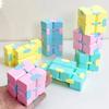 New Puzzle Cube Durable Exquisite Decompression Toy Infinity Magic Cube For Adults Kids Fidget Toys Antistress Anxiety Desk Toy