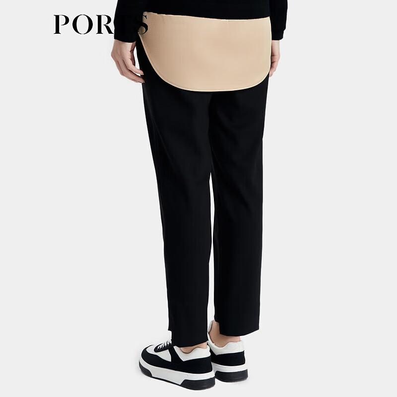 PORTS Women's Solid Slim Casual Pants