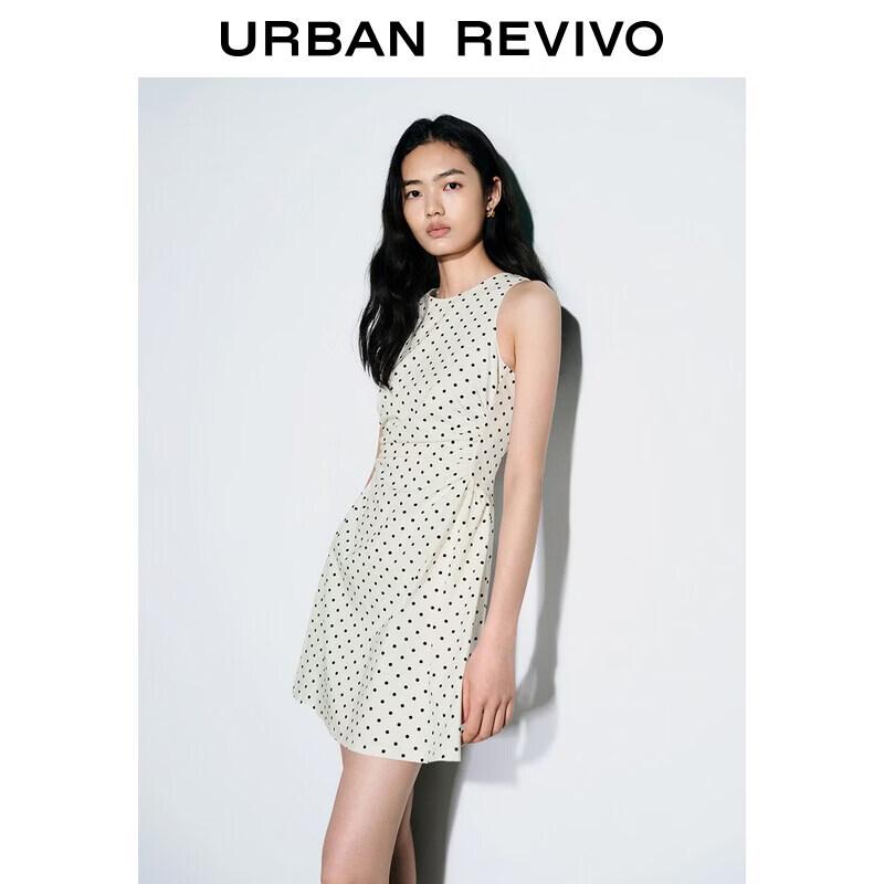 UR Vintage Polka Dot A-Line Mini Dress