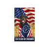 250 Years Commemorative Garden Flag Single Sided 30X45cm Patriotic Dog Design Durable Polyester Outdoor Decorative Banner