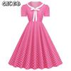 Fashion Summer Spring Short Sleeve V-Neck Casual Dresses