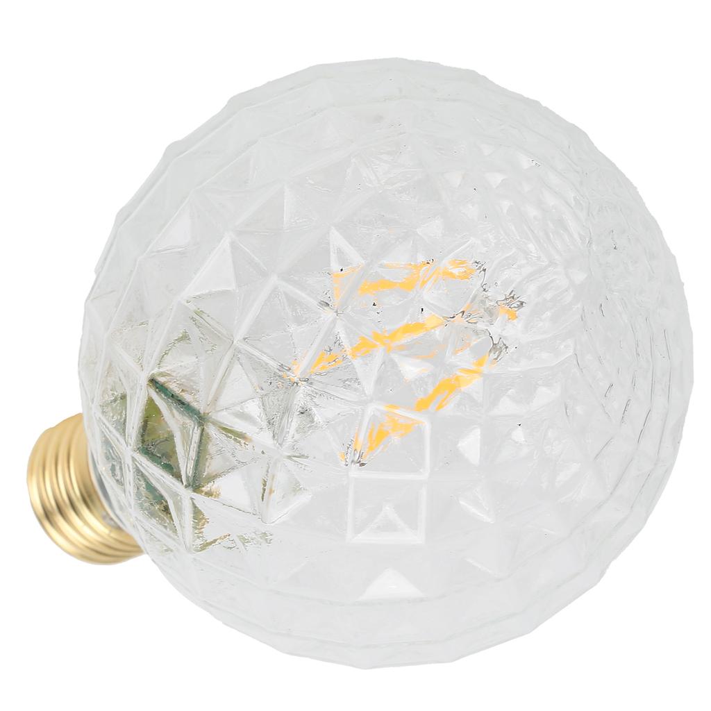 220V LED Decorative Bulb E27 4W G95 Glass Bulb High Brightness Filament Lamp Vintage Light Bulb for Living Room Bedroom