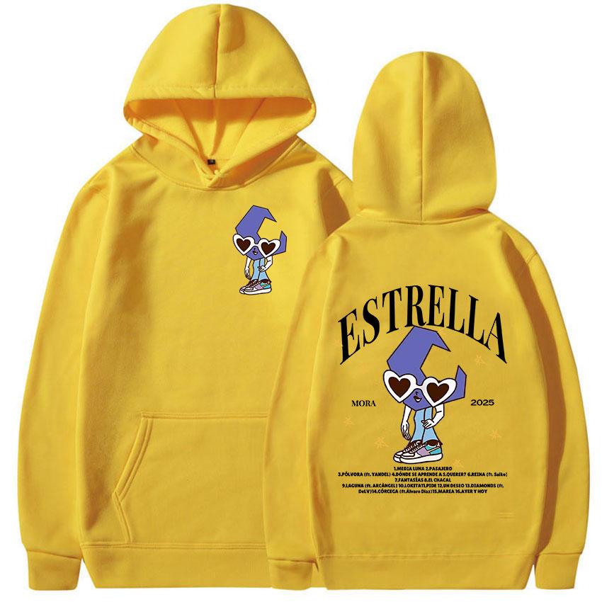 Singer Mora Tour  Fans Hoodie Men Women Loose Fleece Fashion Pullover Sweatshirt High Quality Autumn/Winter Oversized Hooded