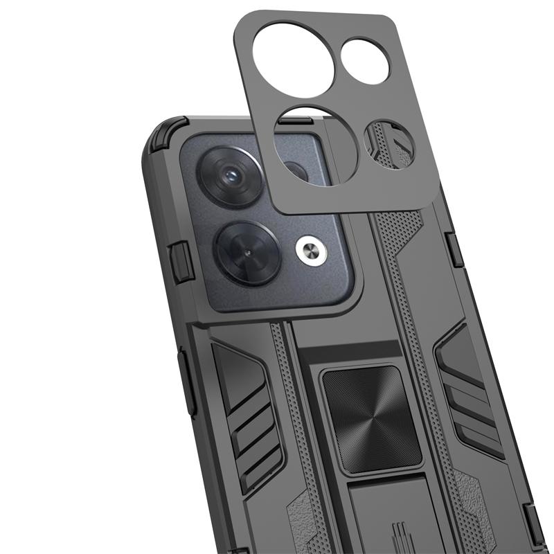 For OPPO Reno 8 Pro 5G Case Luxury Magnetic Car Holder Phone Case For OPPO Reno8 Reno 8 Pro + Plus Shockproof Armor Back Cover