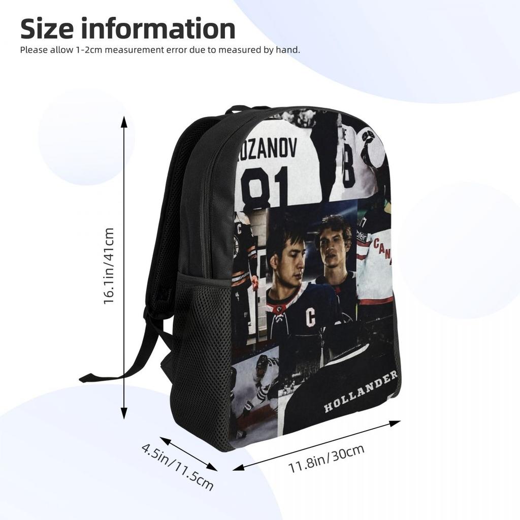 Toddler's Heated Rivalry Humorous Backpack Preschool Kindergarten Hollander and Ilya Rozanov School Bag for Boys and Girls