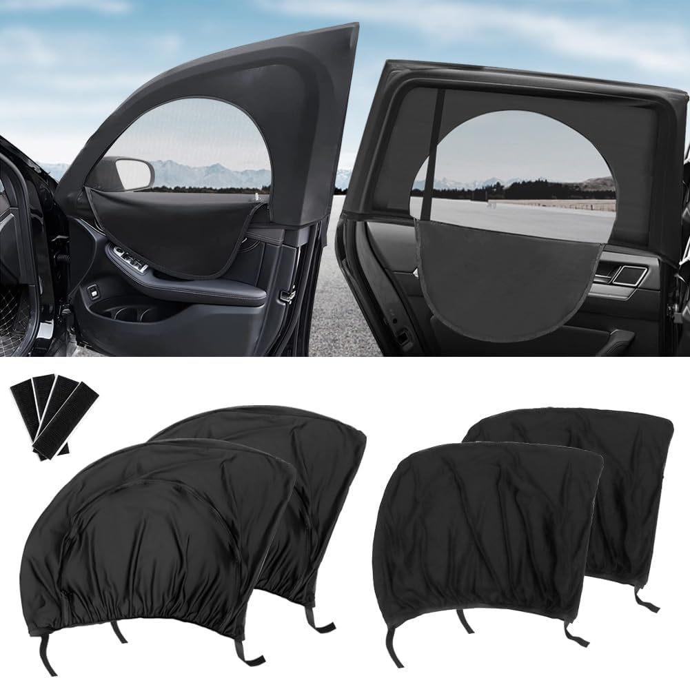 Upgraded Zipper Style Car Mosquito Curtain & Sunshade - Ventilated and Breathable