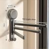 3-Bar Towel Rack No Need To Drill Bath Towel Rack Quality Rotating Towel Hanger  Kitchen