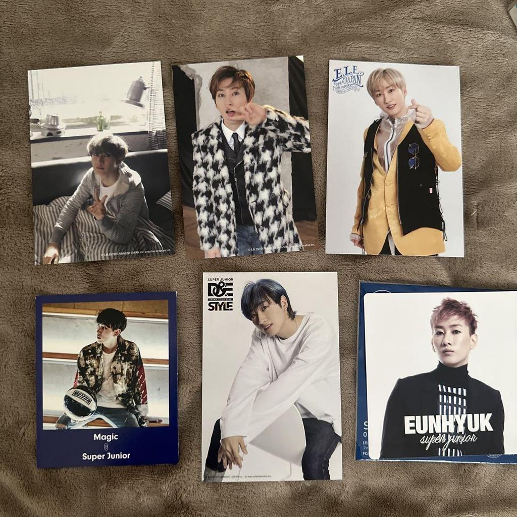 [USED] SUPERJUNIOR EUNHYUK Rare Goods Set