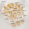 26 Pcs/Set Vintage Irregular Geometric Finger Rings for Women Minimalist Exaggerated Hollow Twist Thick Open Rings Punk Jewelry