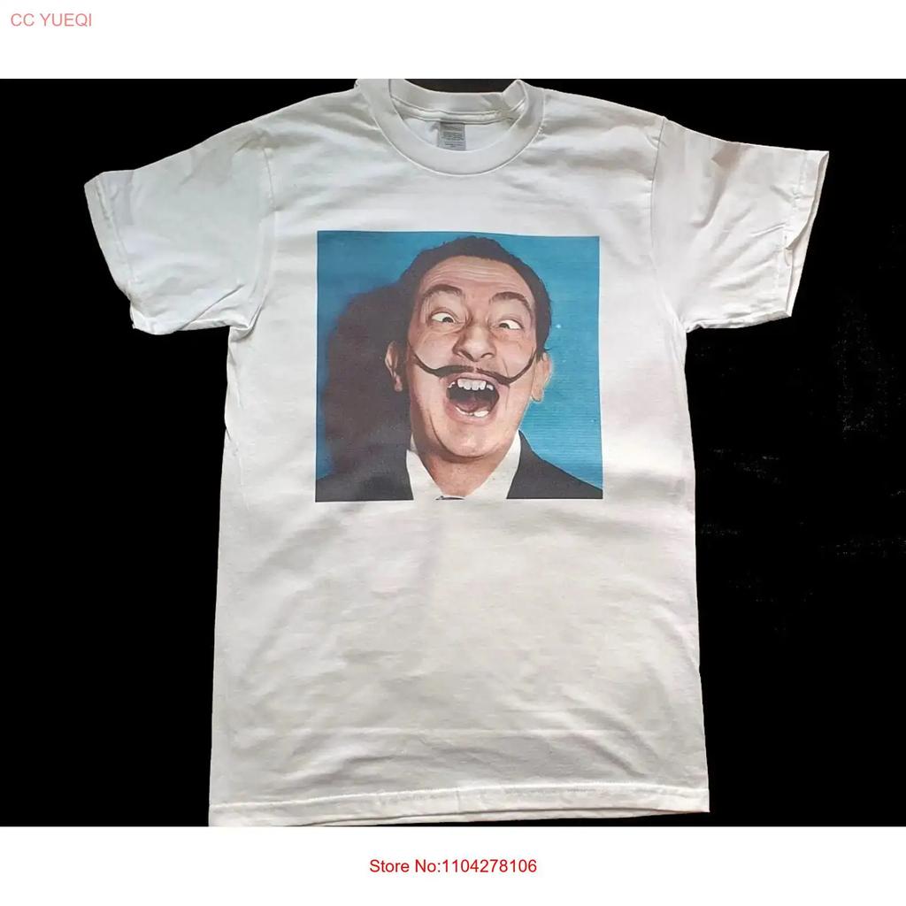 Salvador Dali White T Shirt Sizes Small 3xl Vintage Unisex Fashion Breathable Graphic Top For Everyday Wear Comfortable