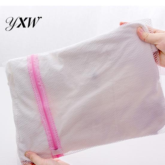 Zipper Bag 3Pcs/Set Underwear Washing Comfortable Delicate Mesh Multifunctional Cloth Pouch for Student