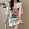 Cotton Printed Summer Short Sleeve T-Shirt Women's Loose
