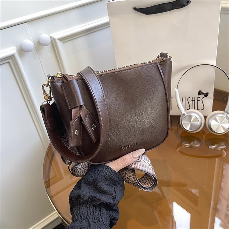 Women'S Pu Leather Shoulder Bags Ladies Versatile Designer Luxury Crossbody Bag Female Handbags For Lady