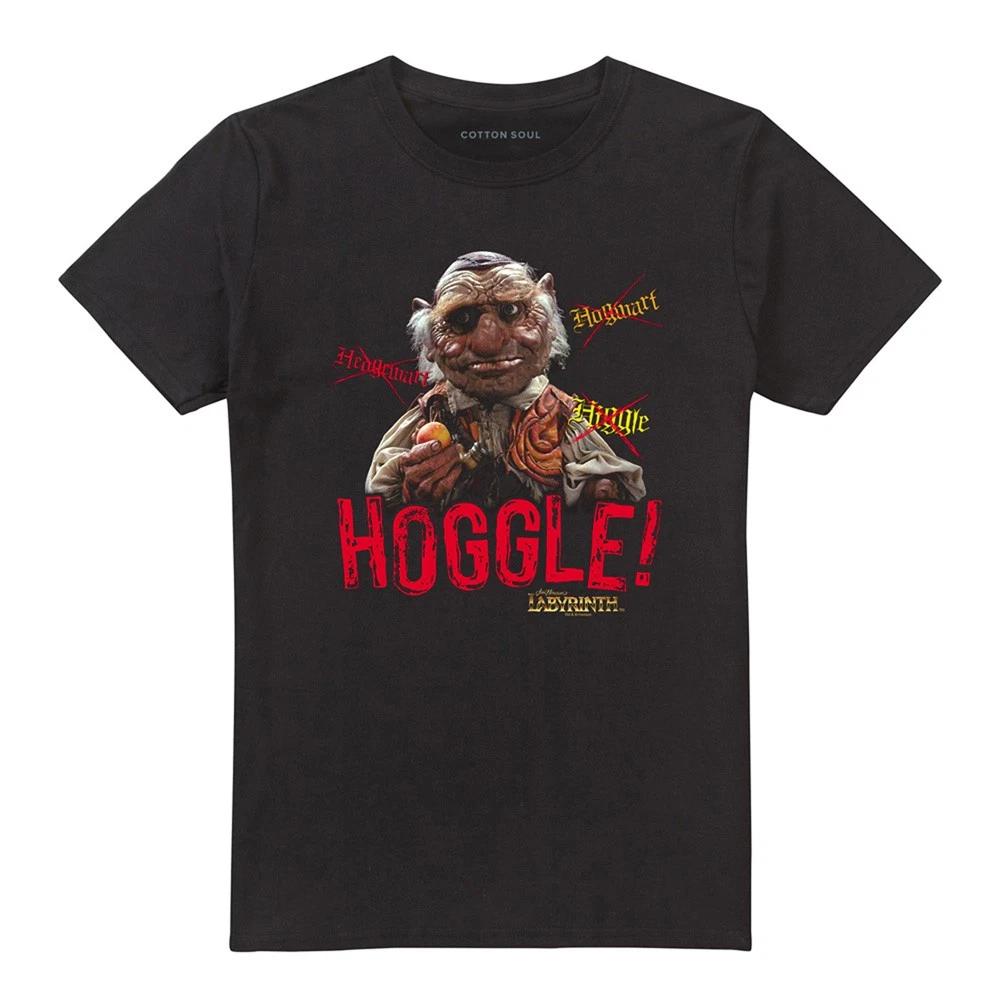 

Labyrinth Hoggle 100% Cotton T-shirt Mens Tees Top S-5XL, Black 4XL