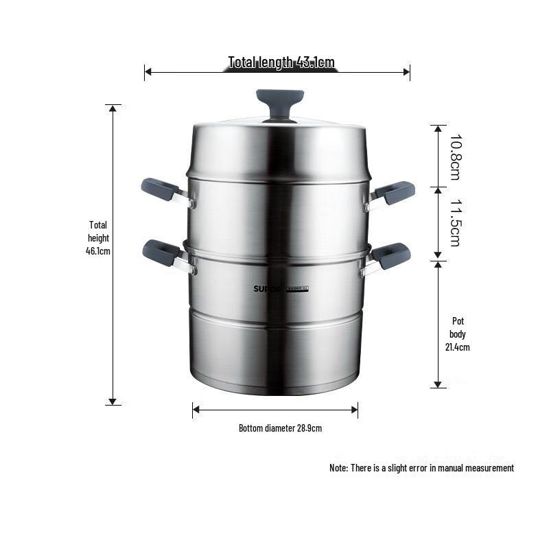 

Supor SZ30E5 Taste Fresh II 3-Layer Stainless Steel Steamer