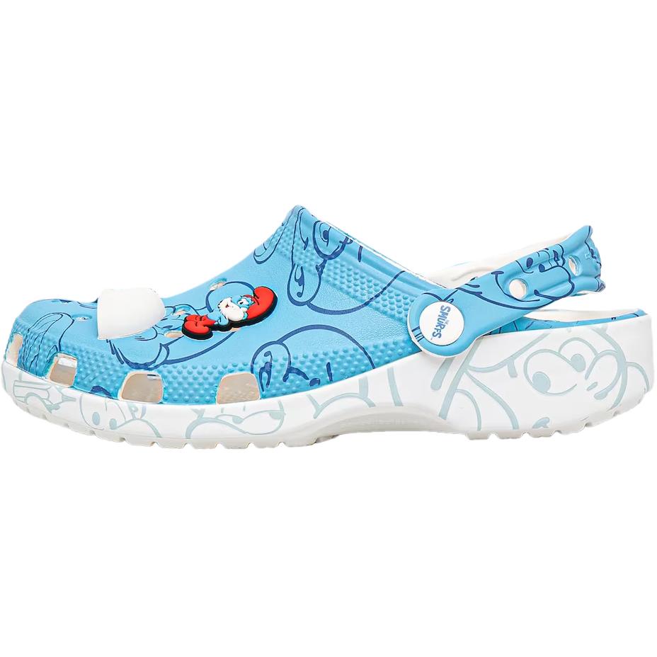

Crocs Classic Clog Abrasion Resistant Low Top Children s Sandals Blue Kids 34-35 синий