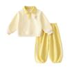 Boys Girls Autumn New Kids Clothes Baby Sweatshirt Pants 2 Piece Set Trendy Children Outfit
