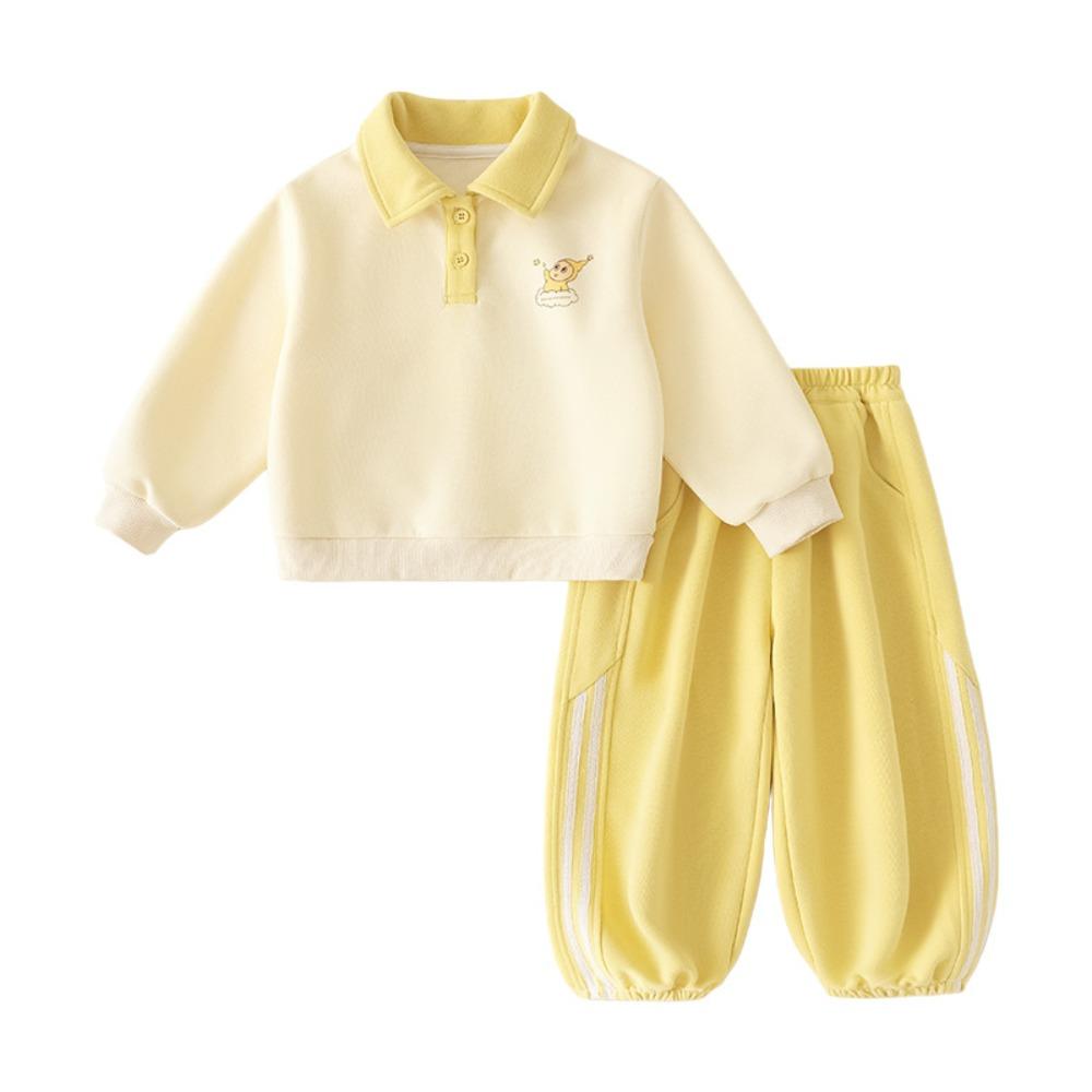 Boys Girls Autumn New Kids Clothes Baby Sweatshirt Pants 2 Piece Set Trendy Children Outfit