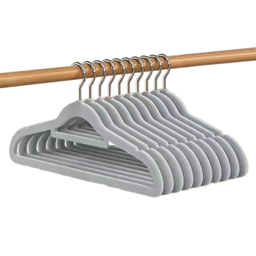 10pcs Adult Drying Rack,Velvet Hangers Non-Slip Rotin Clothes Hangers,Closet Organizer,Multipurpose Clothes Hanging Rack