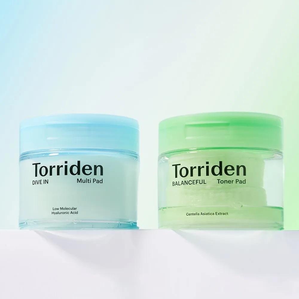 [2-Piece Set] Dive-in Hyaluronic Acid Multi Pads 80 Sheets + Balanceful Cica Toner Pads 60 Sheets