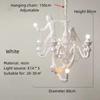 Nordic creative hemp rope pendant pendant light resin monkey light bedroom children's room home decoration ceiling pendant lamp