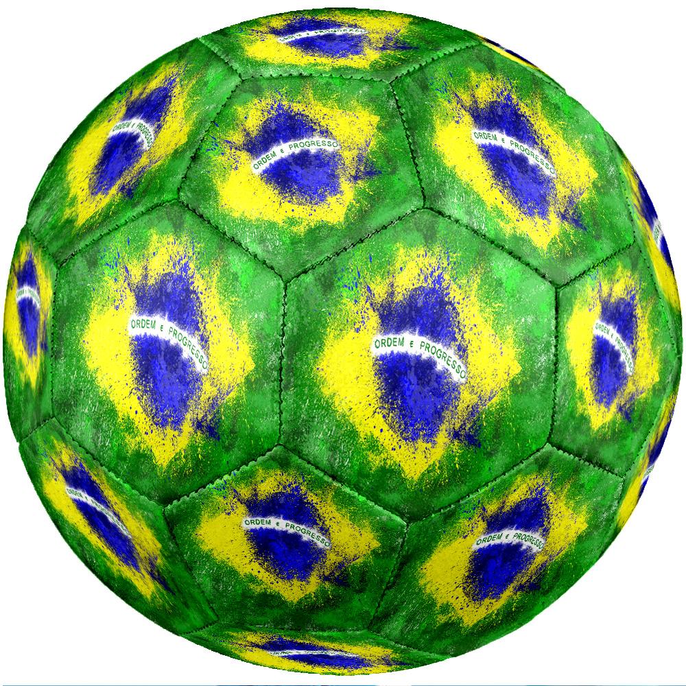 Brazil National Football Team Theme Soccer Ball Size 5 Soccer Ball Soft Touch Professional Training Football for Outdoor Sports