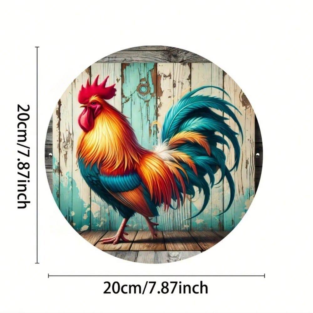 Vintage Tin Sign Metal Wall Art Decor 20x20cm Retro Home Bar Cafe