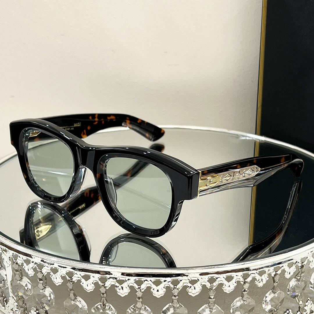 

Ацетатные солнцезащитные очки CAAN для мужчин и женщин в овальной оправе, высокое качество, роскошные модные очки ручной работы в японском ретро-стиле для отдыха на открытом воздухе, брендовые очки UV400 AS PICTURE