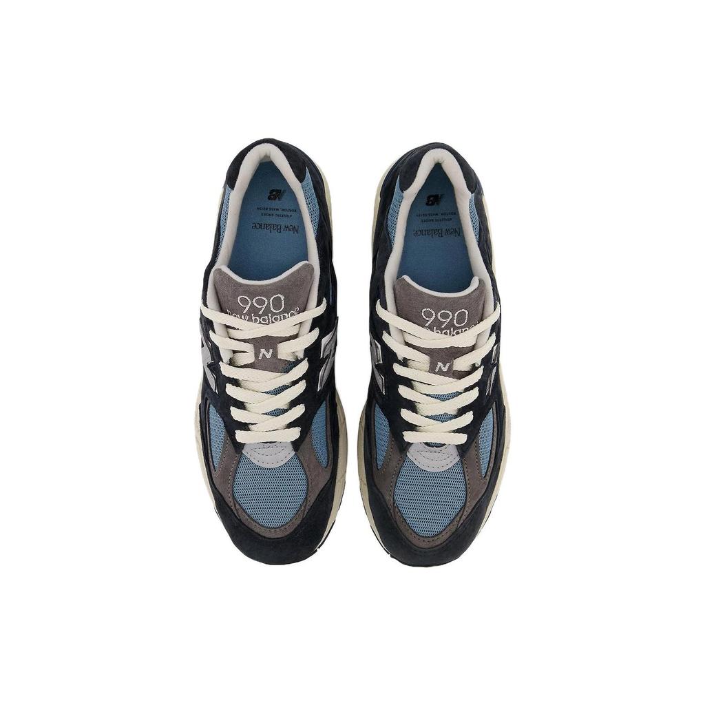 Teddy Santis X New Balance 990v2 Made In USA Navy Unisex Sneakers Blue Castlerock M990TB2