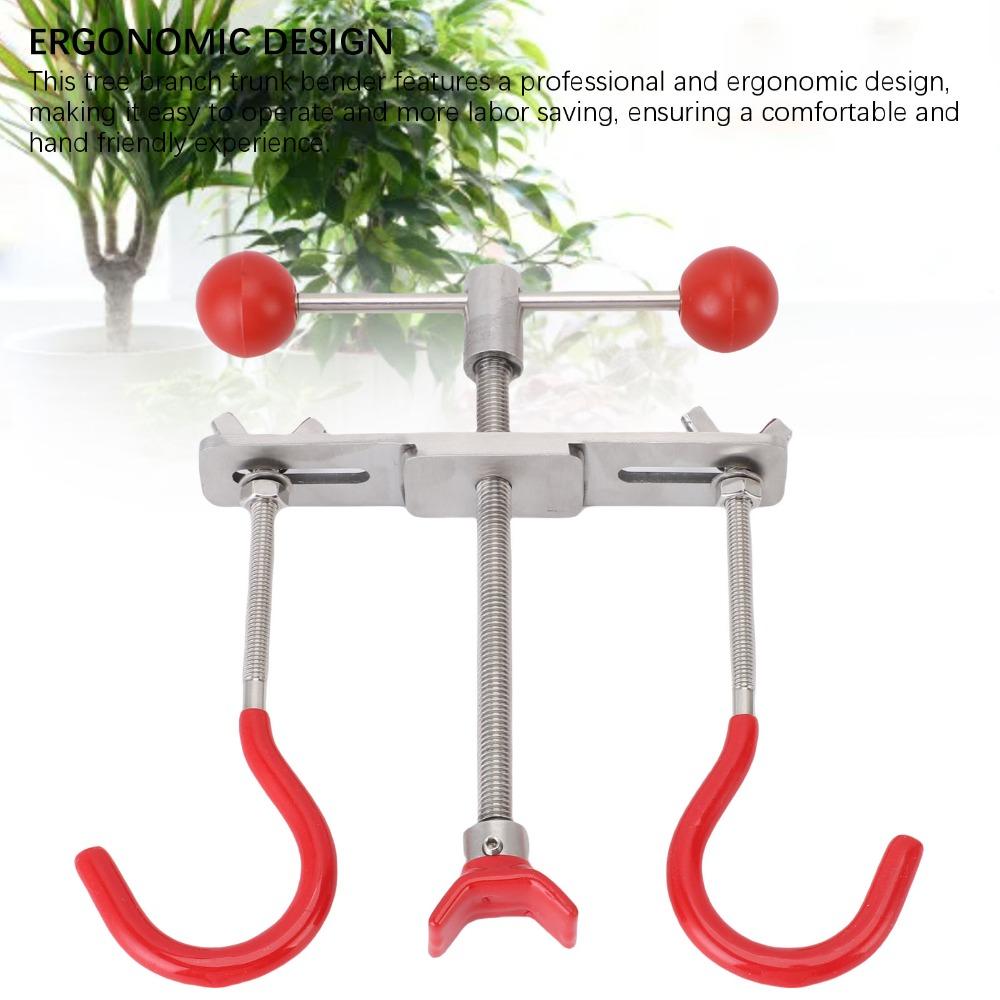 Stainless Steel Branch Trunk Bender Red Trunk Lopped Regulator Professional Bonsai Branch Bender