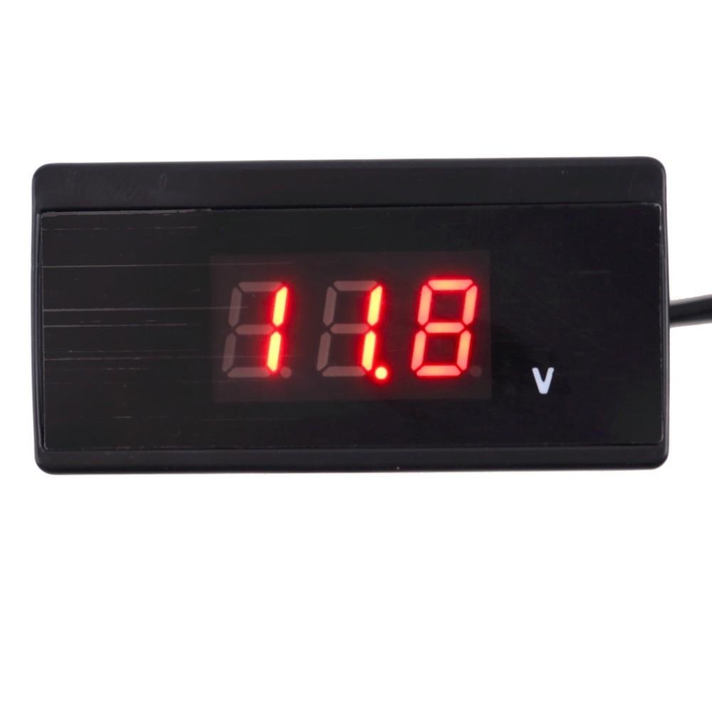 VOLTMETRO DIGITALE 4,5-30V LED Tester per 6V 12V MOTO,AUTO,CAMPER