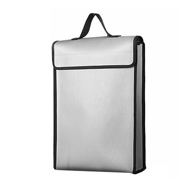 Fireproof Document Bags Waterproof Liquid Silicone Material Heat Insulation 1200 Celsius Fire Resistant Big Capacity Safe Bag Holder