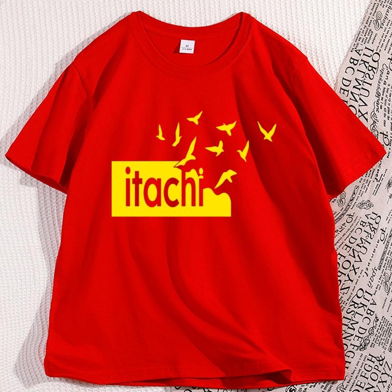 

Itachi Bird Tshirt Funny Cartoon Anime Printed Tshirt Men Women O Neck Shortsleeved Tops Loose T Shirt Unisex Clothes S