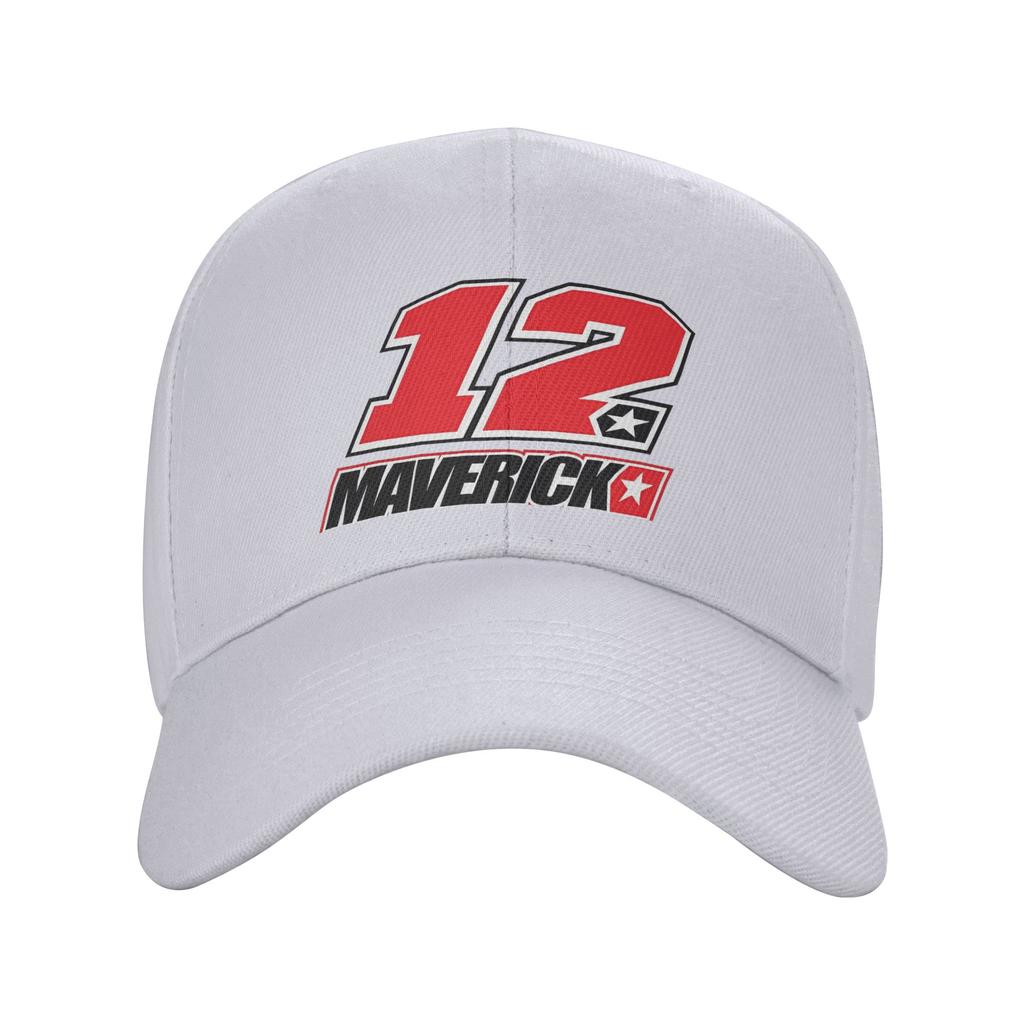 Fashion Maverick Viales 12 Curved Brim Baseball Cap Hat Womens