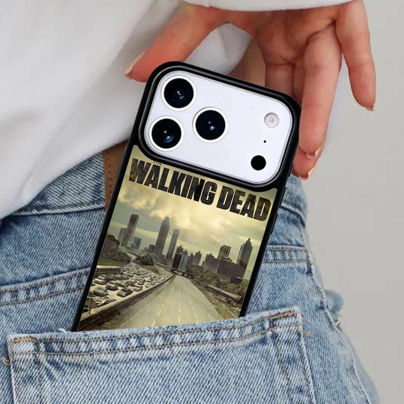 The Walking Dead soft Phone Case for iPhone 17ProMax 12 13 14 15 16e 17 Pro Max Plus Air Cover