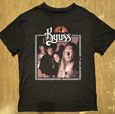 Vintage Kyuss Band Cotton Black Shirt Unisex Concert TU087