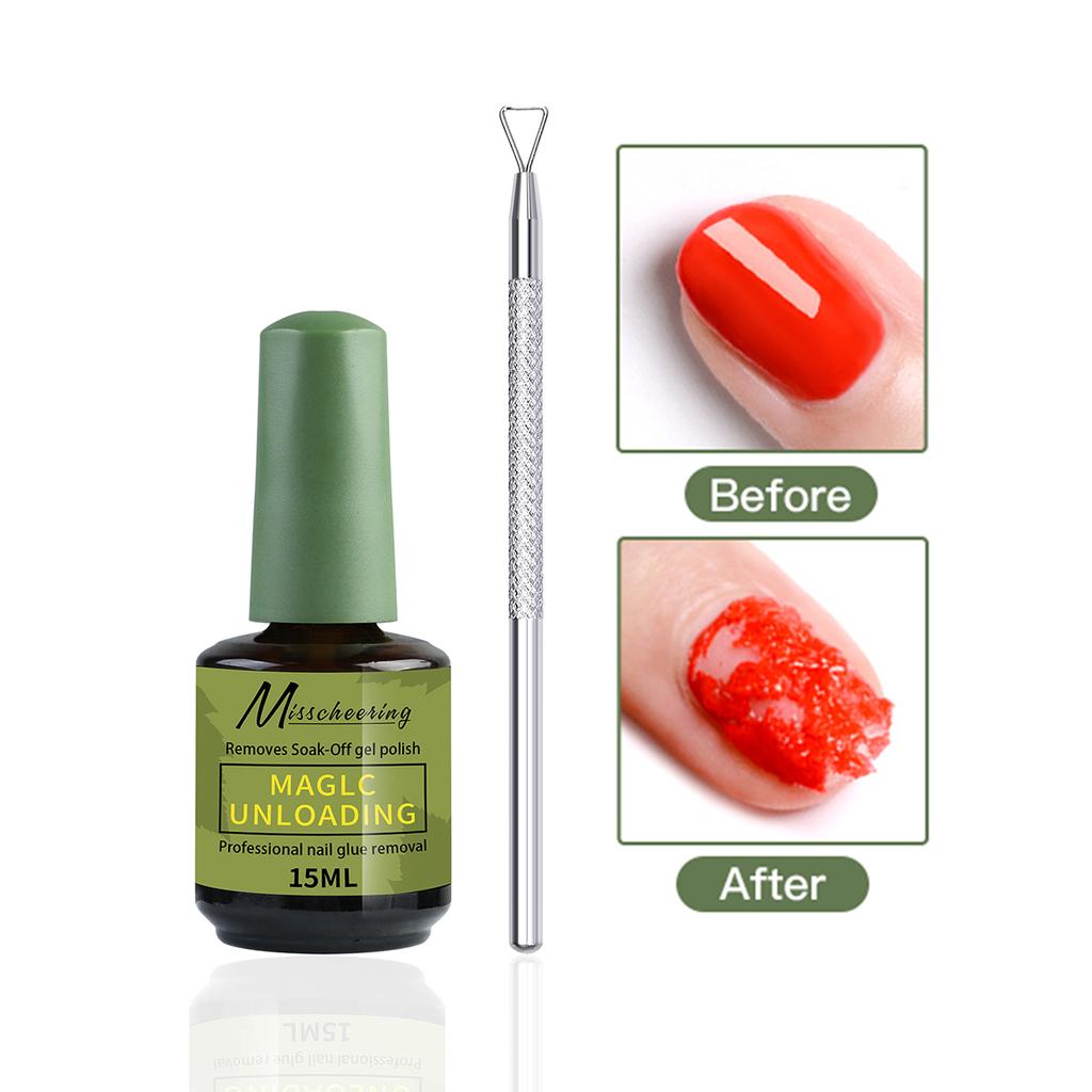 Xiaomi 1/2pcs/Set Nail Magic Remover With Remover Tool Quickly & Easily Remove Gel Nail Polish And Poly Nail Gel Without Harming Nails