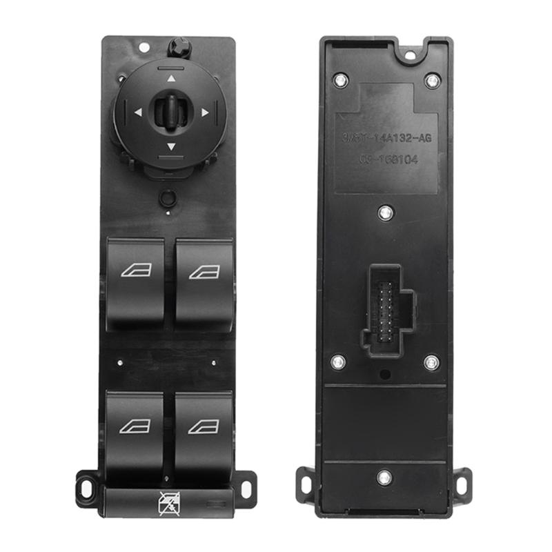 Car Window Lifter Electric Power Window r Switch Control Button for  2004-2012 Mk2 Replace 3M5T14A132AG