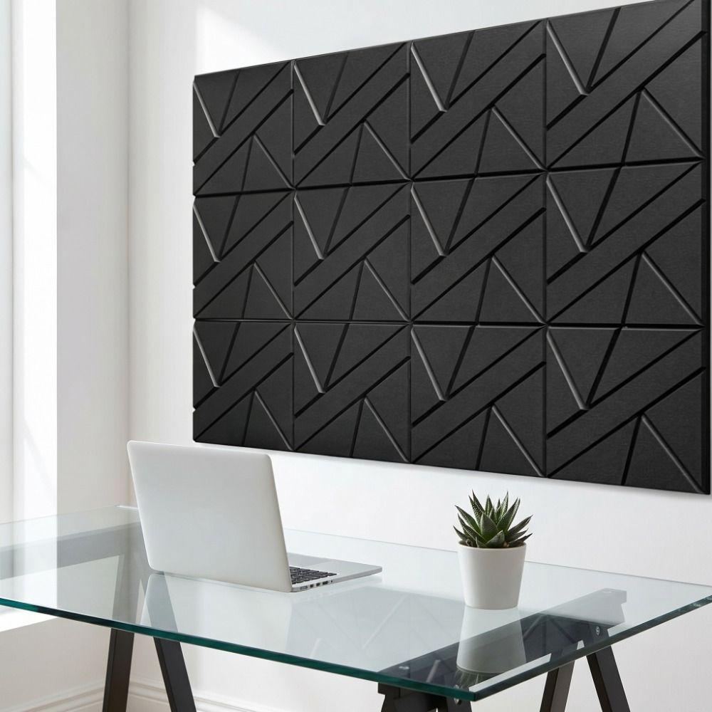 Square Shape Soundproof Panels Self-Adhesive Wall Stickers Decorative Felt Acoustic Panels KTV