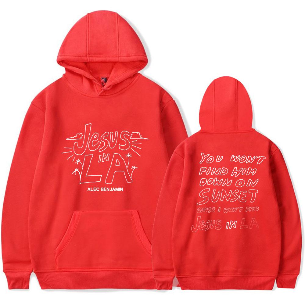 

Unisex Alec Benjamin Hoodie Sweatshirt Letter Printed Streetwear Hoodies for Couples Men Women XXS