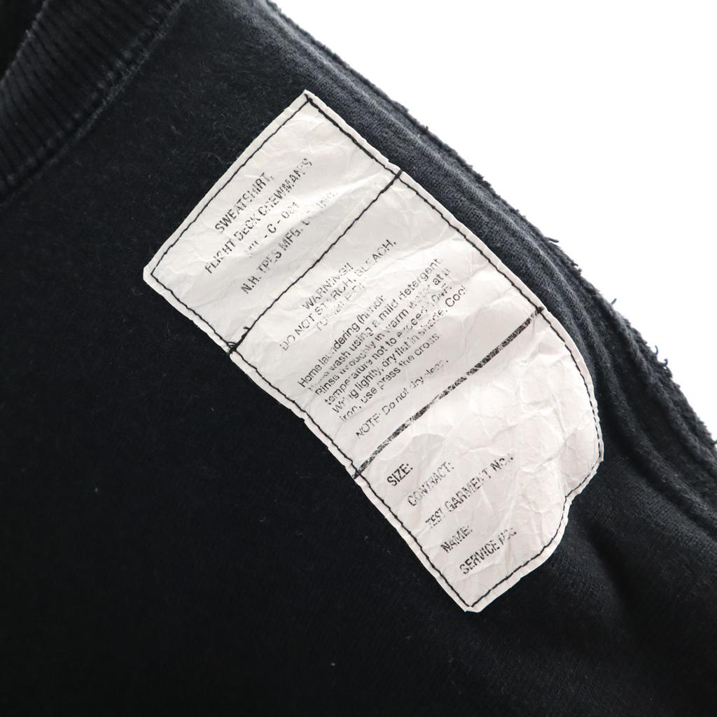 N.HOOLYWOOD Long sleeve sweat 40 black trainer Men's Used