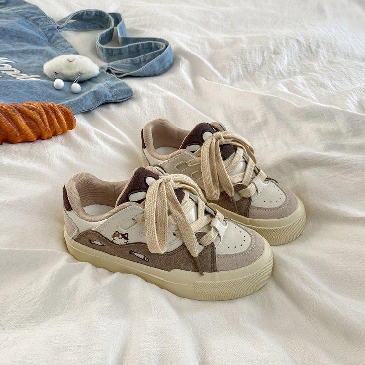 Casual color matching canvas shoes spring new high value casual niche design board shoes tide