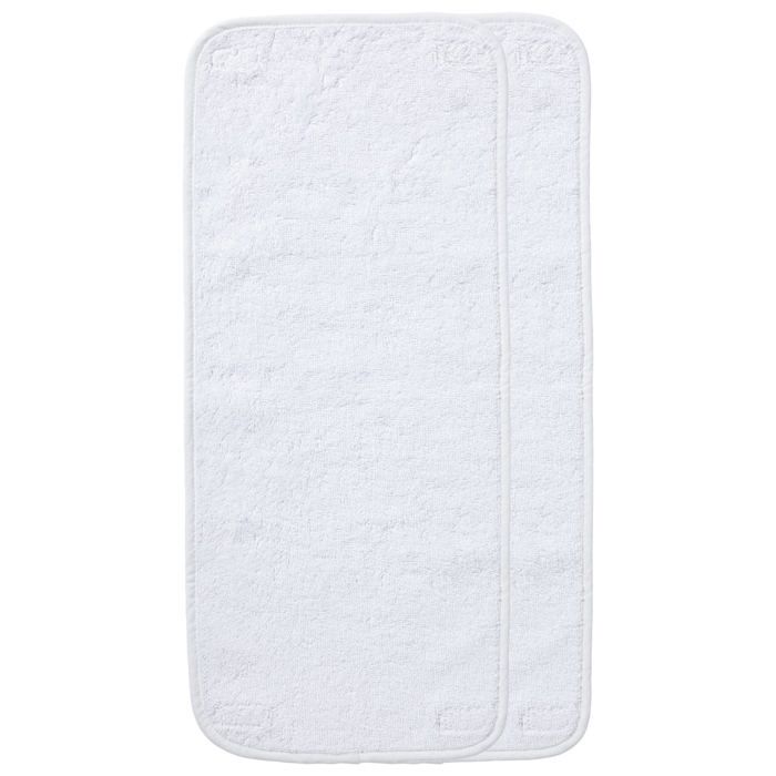 BABYCALIN Lot 2 Serviettes Pour Matelas À Langer Blanc